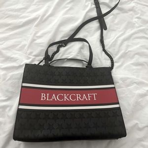 NEW Goth emo black craft purse tote